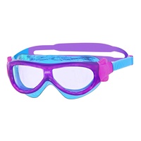 Zoggs Phantom Kids Swimming Mask - Pink, Purple & Blue - Ages 0 - 6 Years, Children's Goggles