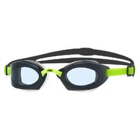 Zoggs Ultima Air Goggles Black/Green Swimming Goggles - Smoked Lens