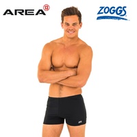 ZOGGS MEN'S COTTESLOE HIP RACER - BLACK SWIMWEAR, MEN'S SWIMWEAR