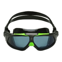 Aqua Sphere Seal 2.0 Swim Mask Black/Green - Smoke Lens - Swimming Mask