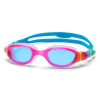 ZOGGS Phantom 2.0 Junior Goggles- Pink Turquoise Blue Tint Lens - Ages 6 -14