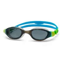 ZOGGS Phantom 2.0 Junior Goggles- Black Yellow Green Smoke Lens - Ages 6 -14
