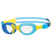 Zoggs Little Super Seal Swimming Goggles 0 - 6 Years, Blue & Yellow, Children's Goggles