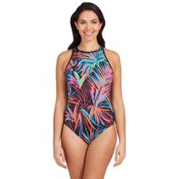 Zoggs Women's Maya Crossback One Piece Swimwear, Ladies Swimsuit