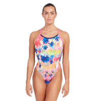 Zoggs Women's Sunset Tri Back One Piece Swimwear, Ladies Swimsuit