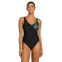 Zoggs Evergreen Scallop Classicback E+ Women's Swimsuit - One Piece Swimwear