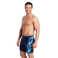 Zoggs Men's Helix Mid Jammer Navy Men's Jammer Swimwear