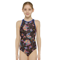 Zoggs Girls Casablanca Hi Front Crossback