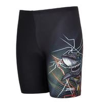 Zoggs Boys Shark Break Mid Jammer, Boys Jammer Swimwear