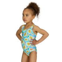 Zoggs Toddler Girls Daisy Scoopback One Piece Swimwear - Multi, Girls Swimsuit