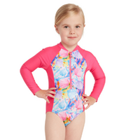 Zoggs Girls Crazy Clams Paddle Suit, Girls Swimwear