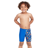Zoggs Toddler Boys Seven Seas Midi Jammer Swimwear, Toddler Boys Swimsuit