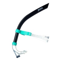 Zoggs Front Snorkel - black/turquoise, Swimming Front Snorkel
