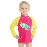 Zoggs Toddler Girls Girls Sea Queen Long Sleeve Sun Top