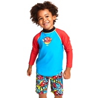 Zoggs Toddler Boys Funfetti Long Sleeve Sun Top, Toddler Boys Swimsuit Rashie