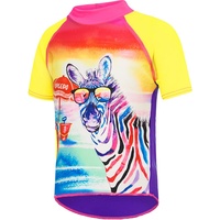 Speedo Toddler Girls Beach Zebra Short Sleeve Sun Top, Girls Rashie