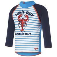Speedo Toddler Boys Mr Muscles Long Sleeve Sun Top, Toddler Boys Rashie