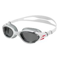 Speedo Futura Biofuse 2.0 Swimming Goggles - White & Red - Light Smoke