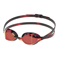 Speedo Fastskin Speedsocket 2 Mirror Goggle Competition Goggle - Splatter/Smoke/Crimson Gold Mirror