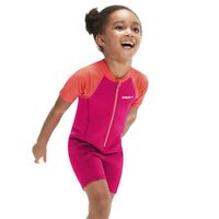 Speedo Toddler Girls Wetsuit Swimwear - Cherry Pink - Coral