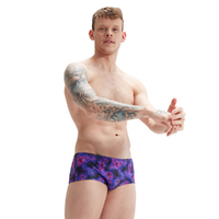 Speedo Mens Swimwear Allover Endurance 13.5cm Brief - Mens Speedo Swimwear