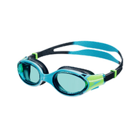 Speedo Biofuse 2.0 Junior Goggle - Hypersonic Blue/True Navy/Lumo Green/Blue  AGES  6 -14