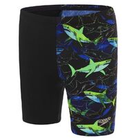 Speedo Toddler Boys Swimwear Shark Jammer, Kids Swimwear