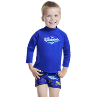 Speedo Toddler Boys Splash Long Sleeve Rashie - Sun Top