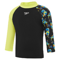 Speedo Toddler Boys Dinosaur Long Sleeve Sun Top, Toddler Boys Rashie