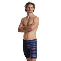 Speedo Men's Digital V-Cut Jammer - Black/True Cobalt/Bolt/Watermelon