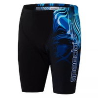 Speedo Boys Mayhem Logo Jammer - Multi-Black, Boys Speedo Swimwear