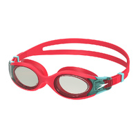 Speedo Hydrosity Junior Swimming Goggles 6 - 14 years,  Flame Red/Picton Blue 