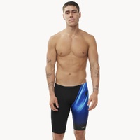 Speedo Men's Rapture Glow V Cut Jammer - Black-Blue, Men's Speedo Swimwear