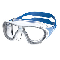 Speedo Biofuse 2.0 Swim Mask - White / Blue / Clear - Swimming Goggles