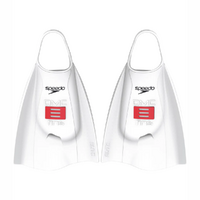 Speedo X DMC Elite Fin -  Swimming Training Fins - Swimming Flippers - Bright White