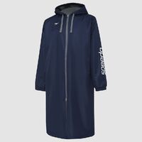 Speedo Logo Junior Unisex Swimming Deck Coat - Navy - Swimming Parka