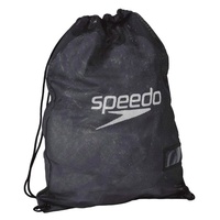 Speedo Mesh Swim Bag - Black, Swimming Bag, Mesh Sports Bag, Gym Bag