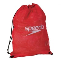 Speedo Mesh Swim Bag - Red, Swimming Bag, Mesh Sports Bag, Gym Bag