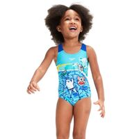Speedo Toddler Girls Digital Printed One Piece Swimwear