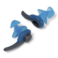 Speedo Biofuse Earplug - Blue & Charcoal, Swimming Ear Plugs, Aquatic Earplug