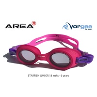 Vorgee Starfish Junior Swimming Goggles, Pink/Purple - Childrens Goggles