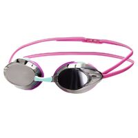 Speedo Opal Goggle Purple/Pink/Aqua - Mirror Lens Competition Racing Goggle, Training Goggle