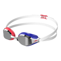 Speedo Fastskin Speedsocket 2 Mirror Goggle Competition Goggle - White/Red/Blue 