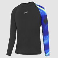Speedo Boys Mayhem Long Sleeve Rashie - Sun Top