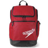 Speedo Teamster 2.0 Rucksack 35L, Teamster Backpack Red, Swim Bag, Swimming Backpack