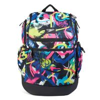 Speedo Teamster 2.0 Rucksack 35L, Teamster Backpack Pink/Cobalt Swim Bag, Swimming Backpack