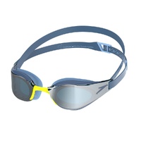 Speedo Fastskin Hyper Elite Mirror Swimming Goggles, Night/Cobalt/Silver Mirror Racing Goggles