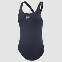 Speedo Girls Endurance+ Leaderback One Piece Speedo Navy Girls Full Piece Swimwear