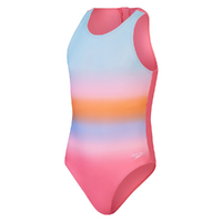 Speedo Girls Printed Hydrasuit Swimwear -  Girls Swimsuit