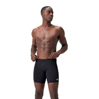 Speedo Men's Endurance + V Cut Mid Jammer - Black, Men's Speedo Swimwear